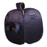 Maxbell Single Personal Sauna Room Tent SPA Sauna Room Tent Folding Full Body Dark Blue
