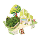 Max 3D DIY Cartoon House Assembling Paper Puzzles Toy for Kids Educational M010