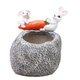 Maxbell Creative Flower Pot Resin Succulent Planter Mini Plant Pot Ornament 3