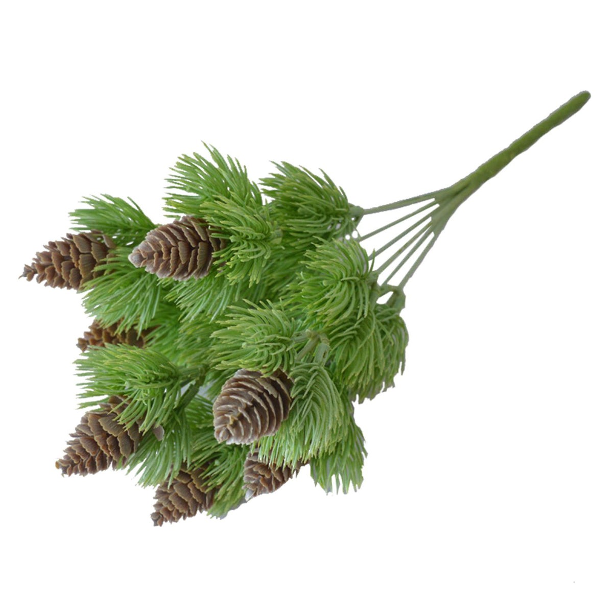 Maxbell Maxbell Simulation pinasters tree cones Flower Faux Grass Fake Crafts for Indoor Xmas Garden