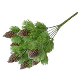 Maxbell Maxbell Simulation pinasters tree cones Flower Faux Grass Fake Crafts for Indoor Xmas Garden