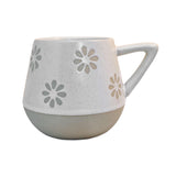 Maxbell 400ml Coffee Cup Drinking Cups Espresso Mug Retro for Yogurt Office Travel Flower