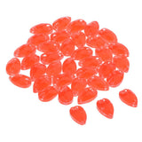 Max Maxb 36 Pieces Sew on Glass Beads Flatback Crystal Rhinestones Tangerine