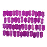 Maxbell 50pcs Reusable Wave Perm Rod Corn Hair Curler Maker Styling DIY Tool