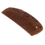 Maxbell Handmade Polishing Natural Wooden Scalp Massage Detangling Comb Brush L167