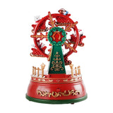 Maxbell Christmas Wheel with LED Lights Collectible for Festive Home Office