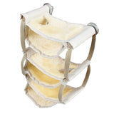 Max Hamster Hammock Winter Warm Nest For Hamster Rat Mice Rat Squirrels Beige Yellow