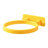 Maxbell Ball Holder Wall Mounted Ball Rack with Hanging Pegs for Yoga Room Baseball Yellow