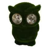Max Maxb Resin Flocking Animal Figurines Solar LED Garden Lights Lawn Ornament Owl