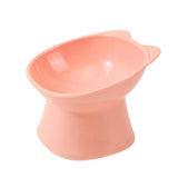 Maxbell Raised Cat Bowls Snack Container for Small, Medium and Large Cats Kitty Dogs Pink