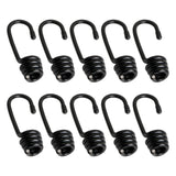 Maxbell 10Pcs Heavy Duty Shock Cord Hooks for Resistance Bands Kayaks Medium