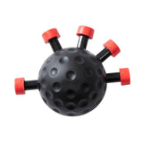 Maxbell Finger Strength Trainer Adjustable Hand Ball for Musician Guitar Training Red