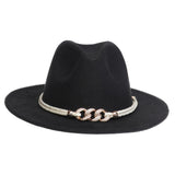 Maxbell Fashion Fedora Hat Cowgirl Trilby Hat Jazz Hat Performance Supplies Party Black and Multicolor