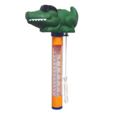 Max Pool & Spa Thermometer Floating Water Temperature Meter Crocodile in Glasses