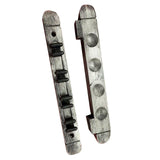 Maxbell 2x Pool Cue Rack Wooden Stand Storage Table Sticks Wall Mounted Cue Clips Gray