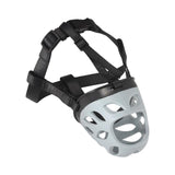 Maxbell Muzzle for Dog Adjustable Straps Mask Breathable Soft Cage Muzzle Durable 6cmx22cm