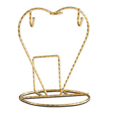 Maxbell Coffee Mug Holder Drain Rack Cup Display Stand for Counter Cabinet Golden