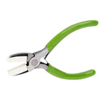 Maxbell High Carbon Steel Nose Flat Pliers Wire Wrapping Nylon Jaw Pliers for Crafts