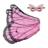 Maxbell Butterfly Wing Costume Prop Party Favor Elf Birthday Children Kids pink 1