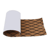 Max Boat Flooring Mat Faux Teak Decking Yacht Sheet Pad Cross Light Brown