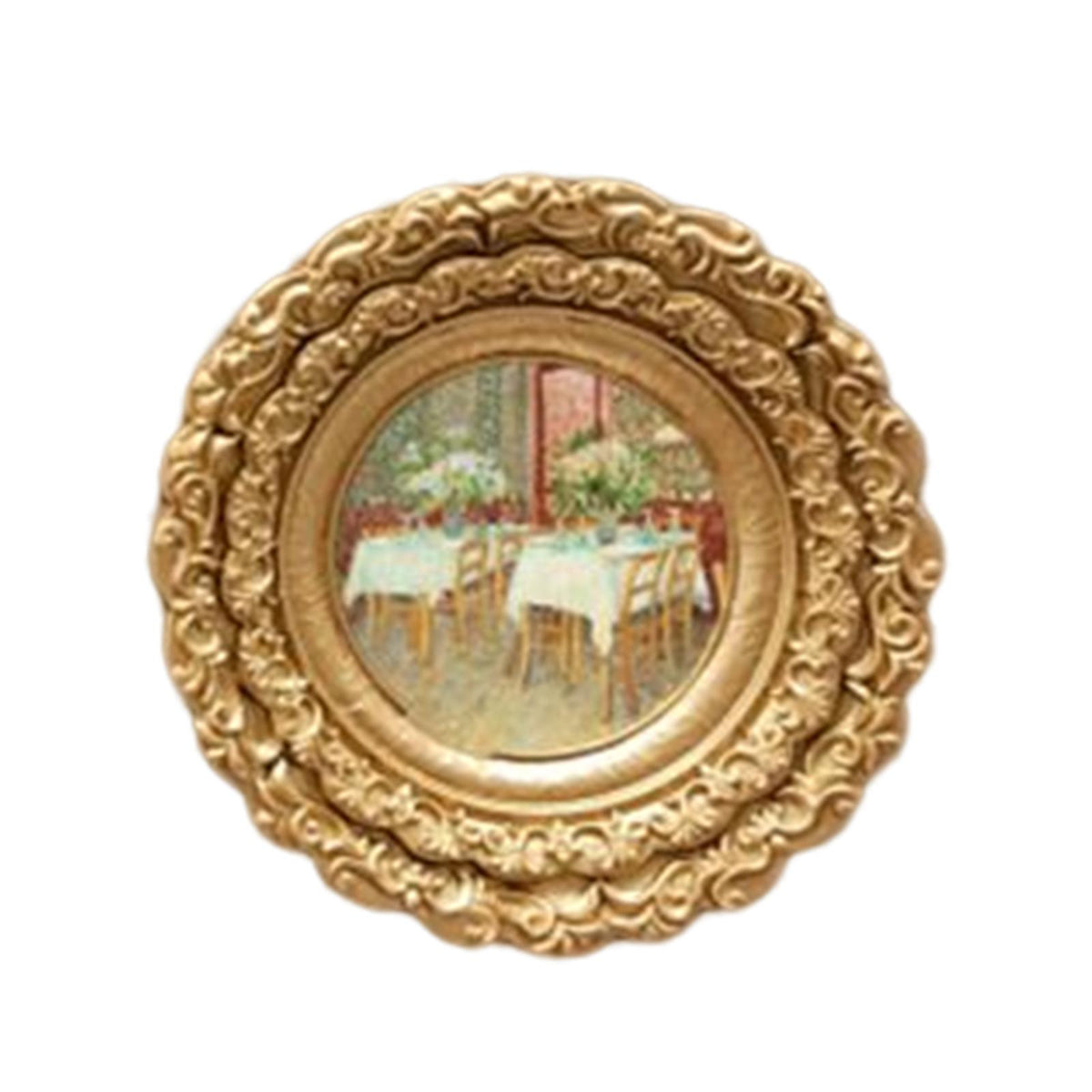 Maxbell Photo Frame Display Living Room Desktop Decors Picture Frame Flower Round