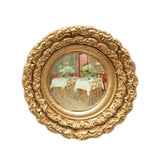 Maxbell Photo Frame Display Living Room Desktop Decors Picture Frame Flower Round