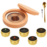 Maxbell Cocktail Smoker Kit Creative Wooden Cold for Mixology Cheese Home Kitchen