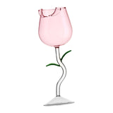 Maxbell Transparent Glasses Cup 280ml for Housewarming Wedding Birthday Celebrations Pink