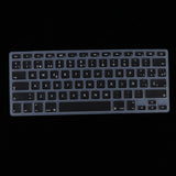 Max Spanish Phonetic Keyboard Protective Film Cover for 13 inch Macbook - Black
