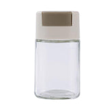Maxbell Glass Spice Salt Jar Salt Dispenser Airtight Lid for Kitchen Brown