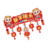Maxbell Door Ornament Chinese New Year Decoration for Front Door Courtyard Door Gate Style D