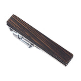 Max Mens Simple Wood Tie Clip Copper Fashion Necktie Clasp Tie Bar Door Frame