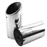 Maxbell Car Exhaust Pipe Tail Muffler Silencer for Audi A4 2010-2012 Audi Q5 Silver