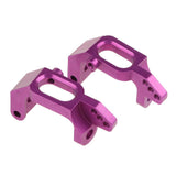 Max Front Hub Carrier Block Upgrade Parts for 1/10 RC Model Car Truck Purple