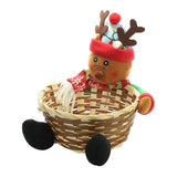 Max Cute Candy Storage Basket Christmas Party Gifts Holder Elk L