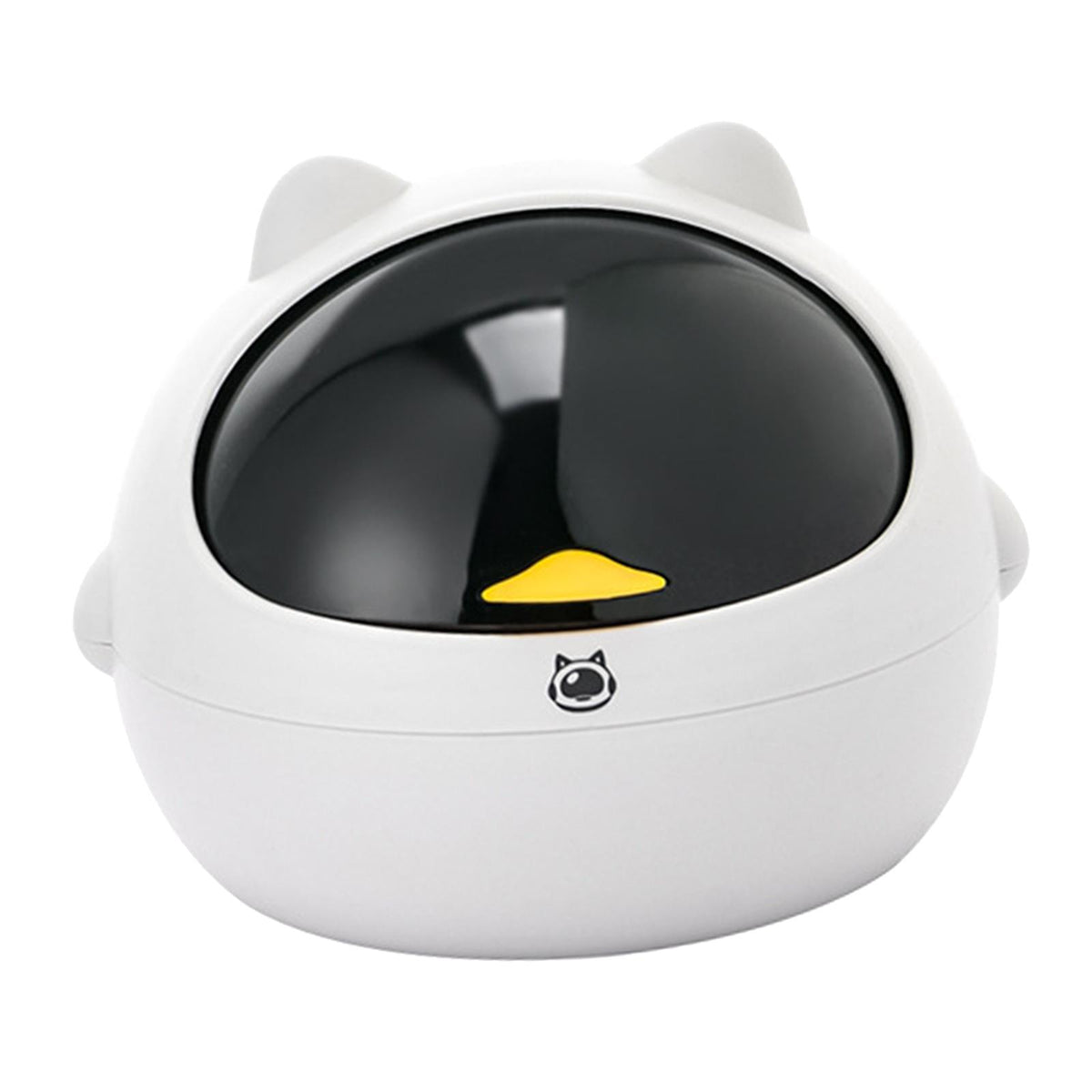 Maxbell Mini Trash Can Cartoon with Non Slip Pads for Bathroom Tabletop Vanity