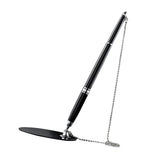 Maxbell Registry Pen with Stand Delicate Autograph Pen for Wedding Graduation Office Argent