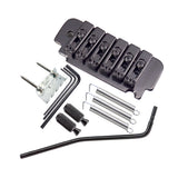 Max 1 Set Saddle Tremolo Bridge System for 6 String Electric Guitar Black