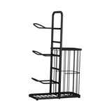 Maxbell Metal Ball Storage Holder Freestanding Basketball Storage Rack for Soccer S