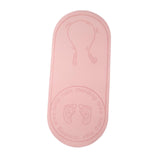 Maxbell Anti-Skid Skipping Rope Mat Fitness Yoga Pilates Exercise Knee Protect Mats Pink