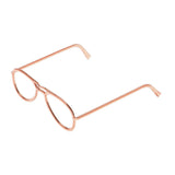 Maxbell 1 / 6 soldier accessories glasses 2.6x2.4cm rose gold