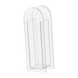 Maxbell Unique Vase Geometric Arch Elegant Acrylic flower buckets for Restaurant Style A