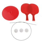 Maxbell Table Tennis Trainer Single Play Ping Pong Robot  Red Plastic