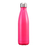 Maxbell 500ML Double-Walled Insulated Bottle Stainless Sports Travel Drinking Water Matt Pink