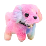 Maxbell Electronic Pet Soft Stuffed Animals for Party Favor Kids Toys Bedtime Friend pink puppy