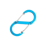 Maxbell Carabiners Hook Heavy Duty Small Snap Hook for Outdoor Sports Hiking Camping Blue