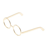 Maxbell 1 / 6 soldier accessories glasses 2.6x2.3cm gold