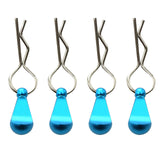 Maxbell Car Shell Clamp Replacements Shell Clip Pin for 1/5 1/6 1/7 1/8 RC Car Ultramarine