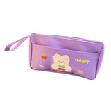 Maxbell Lightweight Pencil Case Makeup Cosmetic Bags for School College Students Purple
