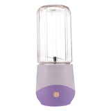 Maxbell Multifunctional Electric Juicer Cup USB Rechargeable for Office Making Juice Purple